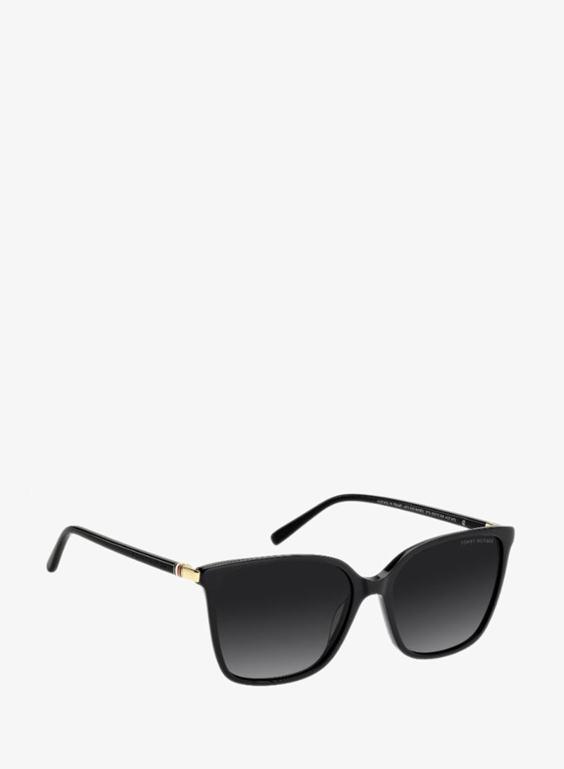 TOMMY HILFIGER TH 2349/S Sunglasses Black Cat Eye - Image 2