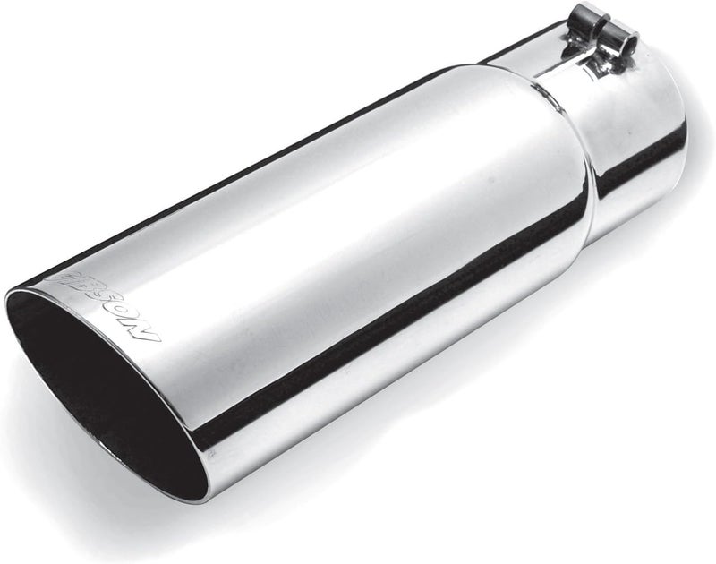 Gibson 500397 Slash Exhaust Tip - Polished Stainless Steel - Image 1