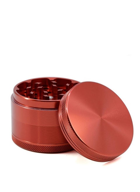4 Layer Spice Crusher With Magnetic Lid Red