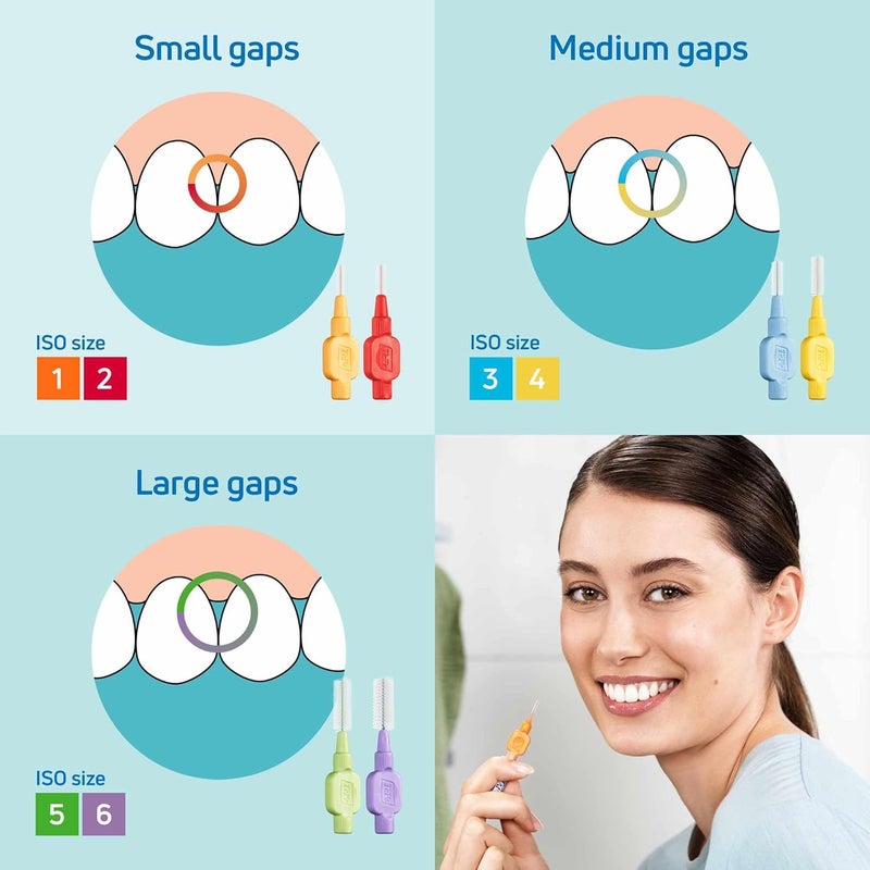 TePe Interdental Brushes Purple Extra Soft 11Mm Size 6 Simple And Effective Cleaning Of Interdental Spaces 1 X 8 Brushes 8 - Image 3