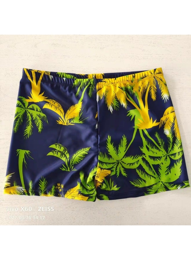 إسكدنيا سراويل سباحة بوكسر مطبوعة، أزياء مريحة سريعة الجفاف، سراويل سباحة للشاطئ ربيع حار، سراويل سباحة للرجال بالجملة-اللون: 2- - Image 3