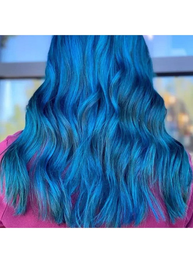 Manic Panic Professional Color Celestine Blue Deep Indigo Blue Semi Permanent Gel Hair Dye Lasts Through 40+ Washes No Developer Required (3Oz) - Image 4