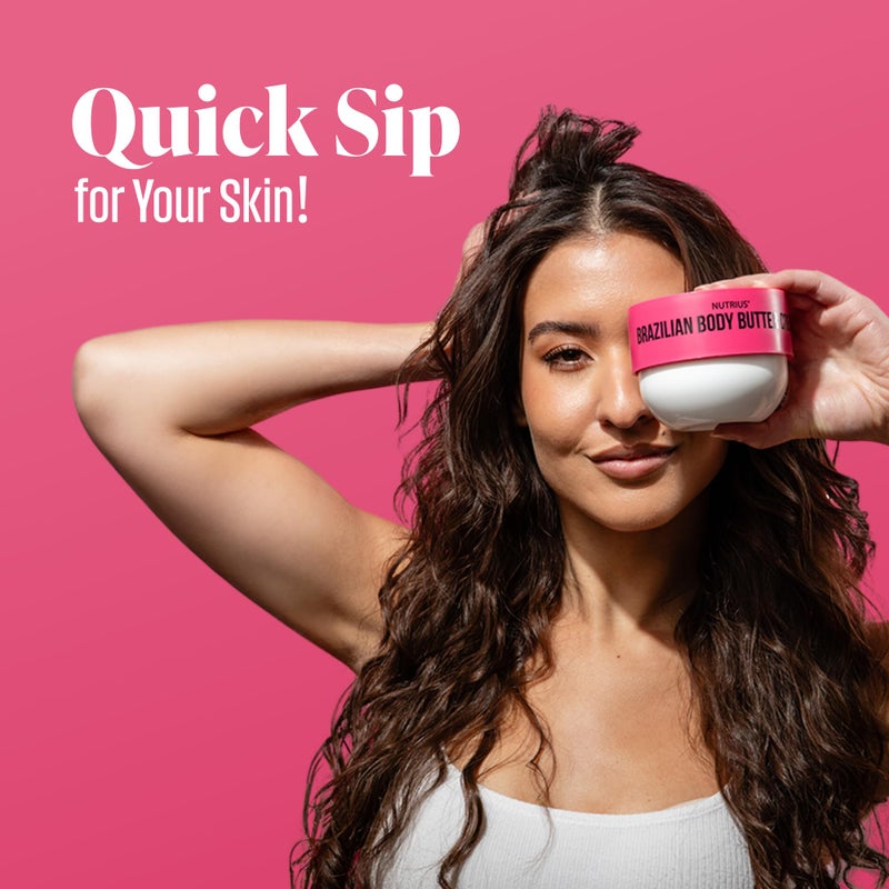 Nutrius Berry Bliss Body Butter â€“ Hydrating Vegan Cream with Acai & Vitamin C, 6oz - Image 4