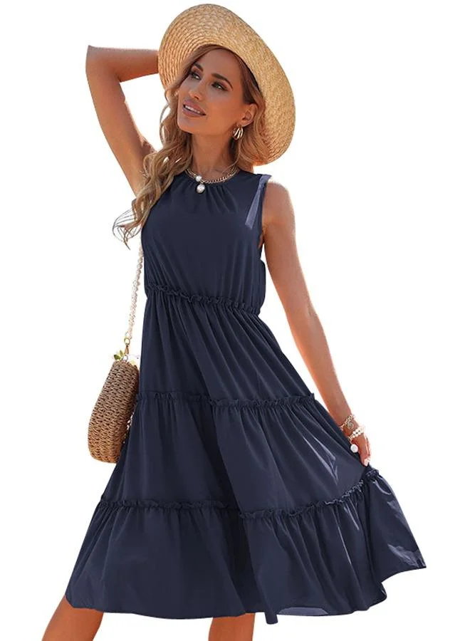 YUNIQEE Tiered Sleeveless Dress