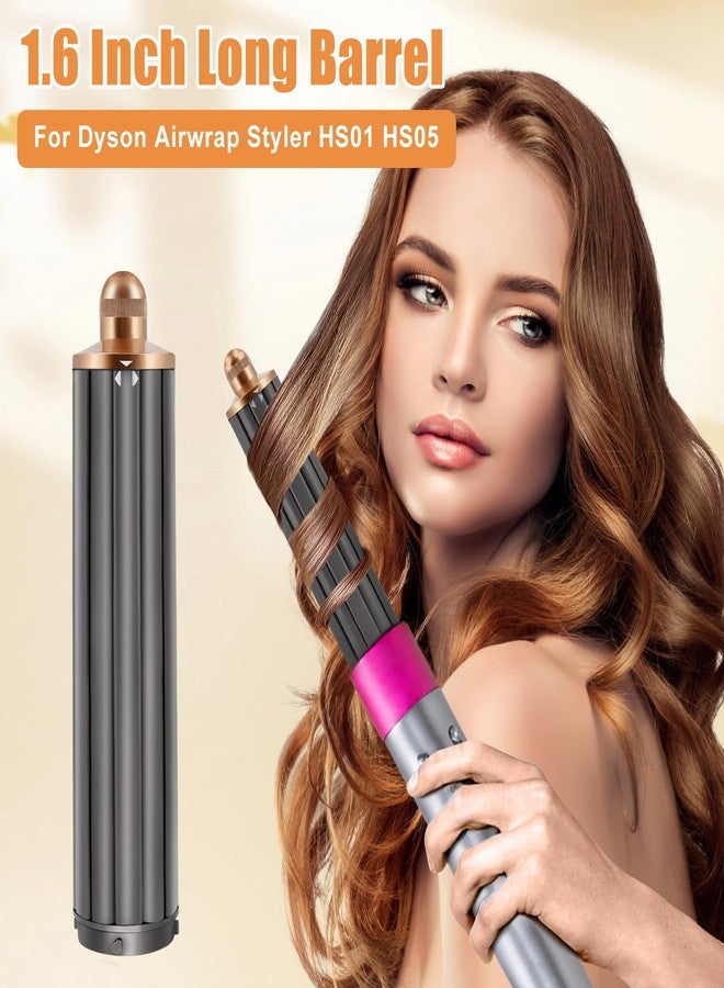 Odashen أسطوانات تجعيد الشعر الطويل 40 مم / 1.6 بوصة لملحقات Airwrap HS05 HS01، أداة تصفيف الشعر ذاتية التجعيد - Image 4