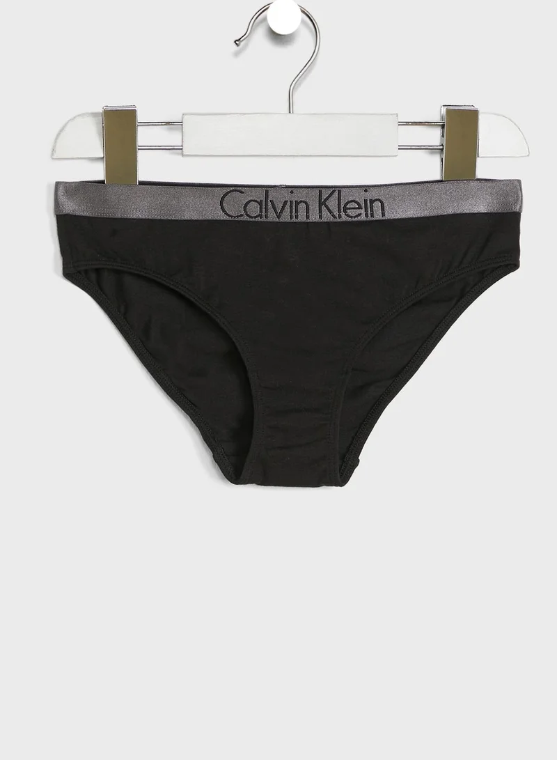 CALVIN KLEIN Youth 2 Pack Logo Bikini