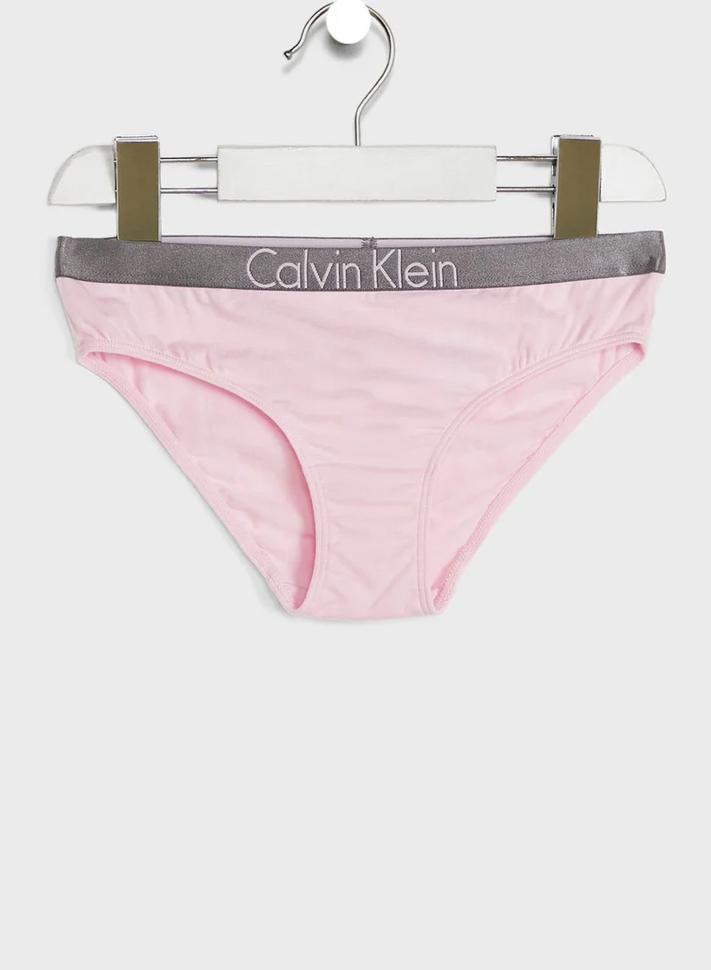 CALVIN KLEIN Youth 2 Pack Logo Bikini