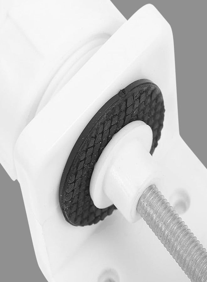 BLUSHIA Wig Mannequin Head Stand Holder, 1 Pack Cosmetology Manikin Stand Mannequin Head Holder Clamp, White Color - Image 4