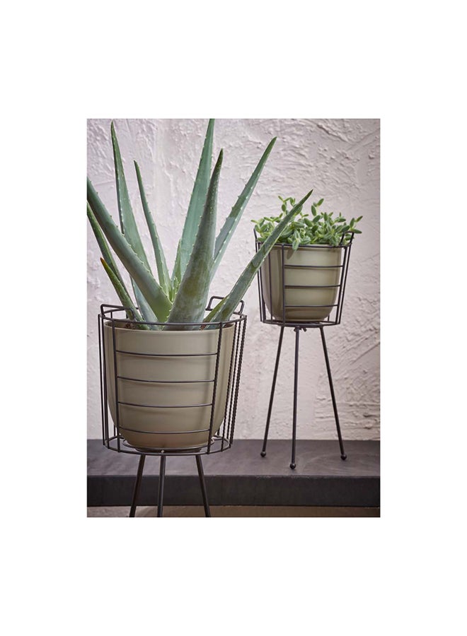 Suncoast Suncoast Midar Outdoor Potholder/Planter (S)-Black  - Image 3