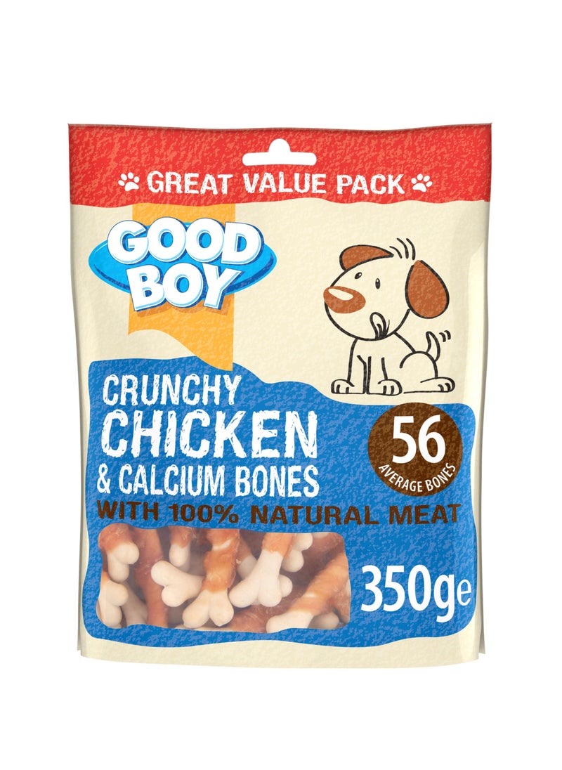Armitage GOODBOY DOG TREATS CHICKEN & CALCIUM BONES 350G VALUE PACK  - Image 1