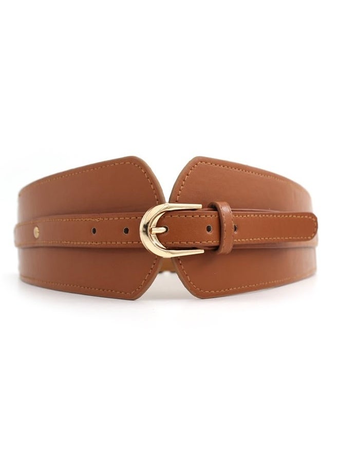Generic Womens Wide Elastic Waist Belt for Dress Ladies Stretch Cinch Belt for Women  - Image 1