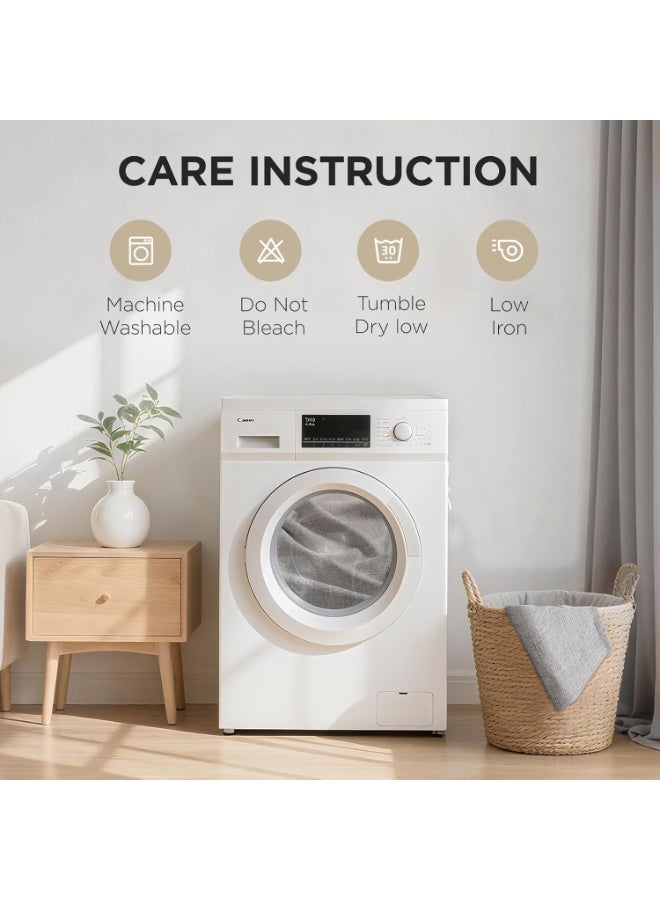 رات سو ستائر الكتان Faux الكتان 1 لوحة عازلة للحرارة غرفة تعتيم جدائل النافذة العلوية ستائر جدائل ضوء منع التعتيم أغلفة غرفة المعيشة ضوء رمادي 132*213 سم - Image 5