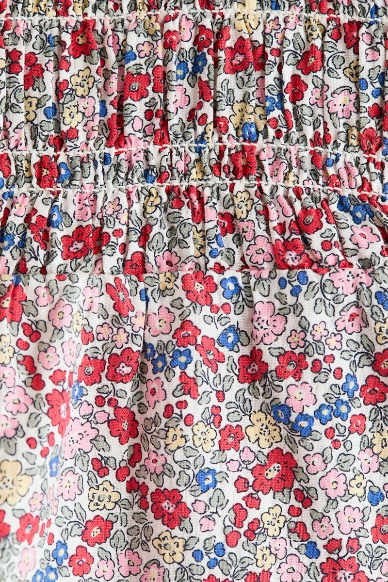 H&M Smocked cotton jumpsuit