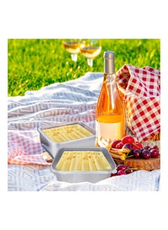 KASTWAVE Stainless Steel Cheese Storage Containers with Lids, Lunch Meat Container for Refrigerator, Airtight Deli Meat Storage Box, Preserves Cheese's Freshness and Flavor, Oven/Dishwsher/Freezer Safe, 2Pcs  - Image 5