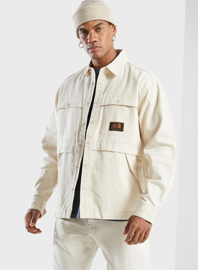 FINGERCROXX Logo Long Jacket
