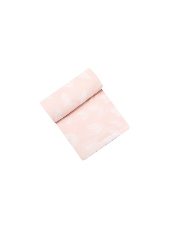 infancie 2-Pack Bamboo Jersey Baby Swaddle Wraps (80 x 80 cm) Age- Newborn to 24 Months, Pink  - Image 5