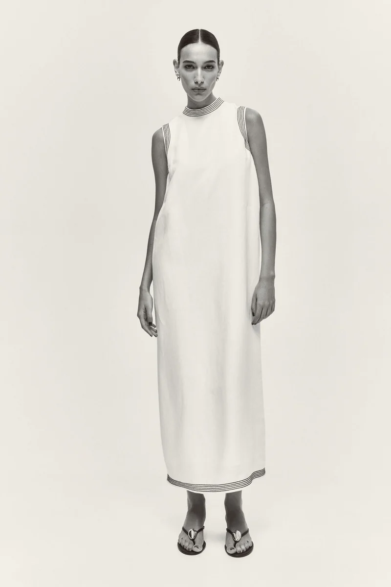 H&M Linen-blend dress