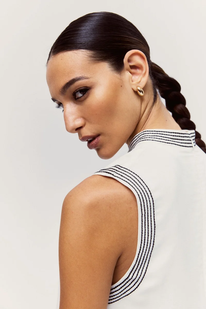 H&M Linen-blend dress