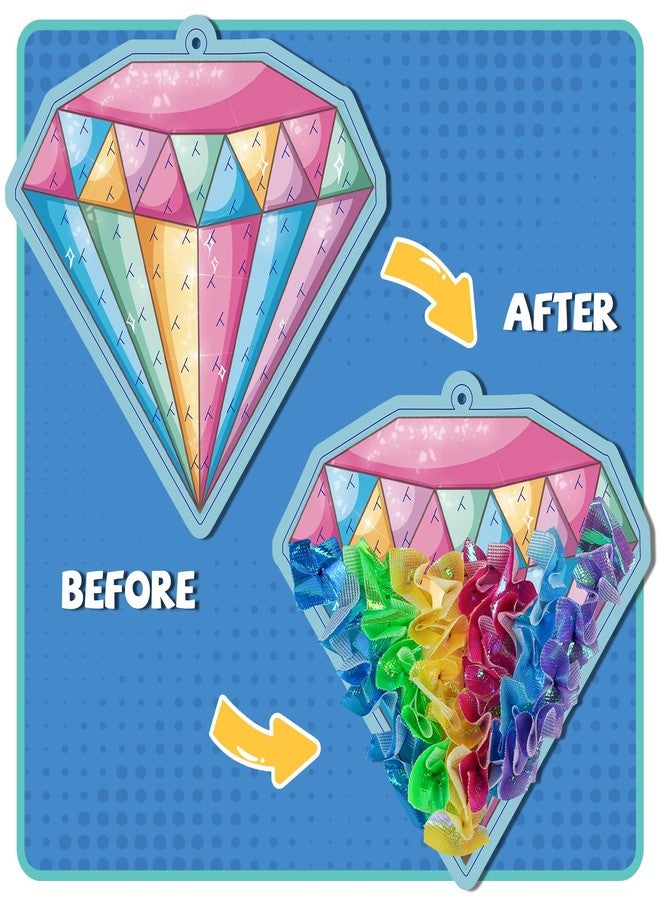 ATFUNSHOP 8 Packs Poke in Crafts Art Kits for Girl, Unicorn Mermaid Mess Free Kids' Paper Craft Kits, Birthday Gift for Girls 4 5 6 7 8 9 Years Old, DIY Presents, Mess Free Art Activity - Image 2
