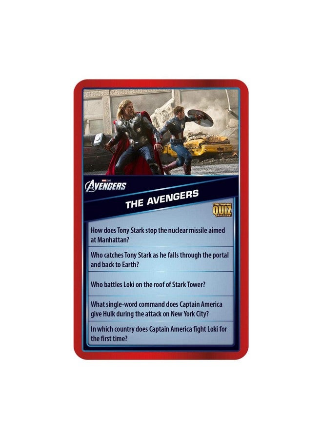 Top Trumps Marvel Cinematic Universe Quiz Game, 500 Questions to Test Your Knowledge on Guardians of The Galaxy, Avengers, S.H.I.E.L.D, Wakanda and More, Gift and Toy for Boys and Girls Aged 8 Plus - Image 4