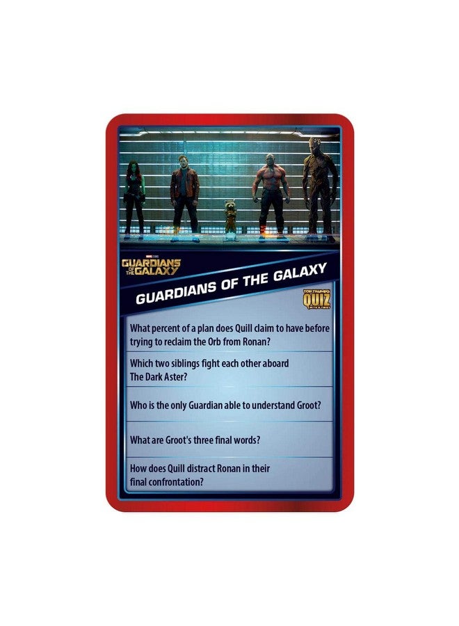 Top Trumps Marvel Cinematic Universe Quiz Game, 500 Questions to Test Your Knowledge on Guardians of The Galaxy, Avengers, S.H.I.E.L.D, Wakanda and More, Gift and Toy for Boys and Girls Aged 8 Plus - Image 5