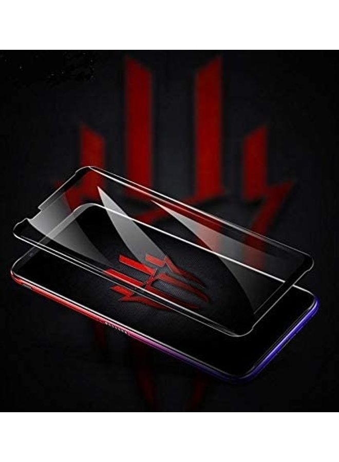 NIBEMINENT Tempered Glass Screen Protecter For Nubia Red Magic 3 Black/Clear - Image 4