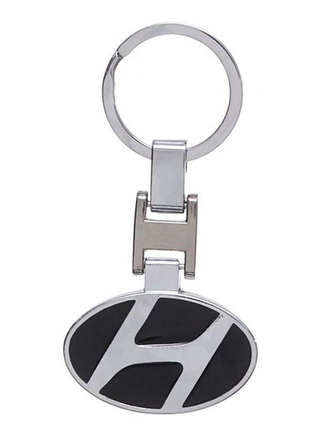 Loquat Keychain Nickel-Plated With Hyundai Logo On Both Sides