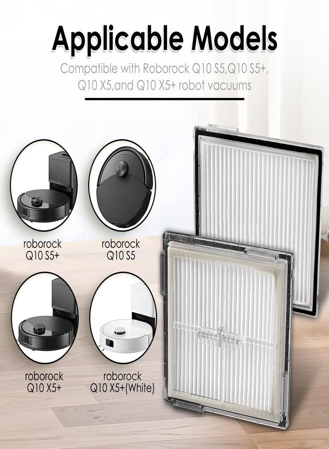 CHAIN PEAK (3 Pack) Replacement HEPA Filters for Roborock Q10 S5+ Q10 S5/ X5/ X5+ Robot Vacuum, Filters Accessories Kit, Upright Filter, Canister Filter - Image 4