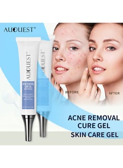 AuQuest Acne Remoyal Gure Gel -Herbal Acne Treatment Cream Pimple Spot Removal for Teens Oil Control Acne Scar Gel Shrink Pores Skin Care Beauty Health 20g  - Image 3