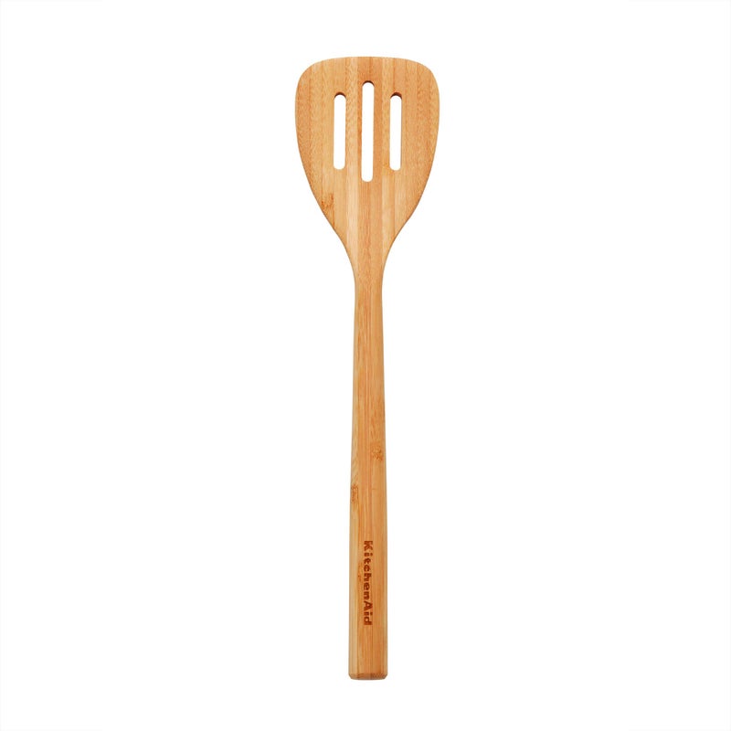 KitchenAid Universal Bamboo Slotted Turner  12-Inch - Image 1