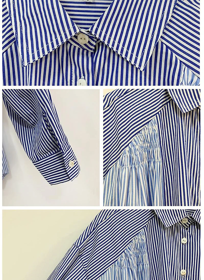 YUNIQEE Blue Spread Collar Regular Sleeves Relaxed Fit Shirt