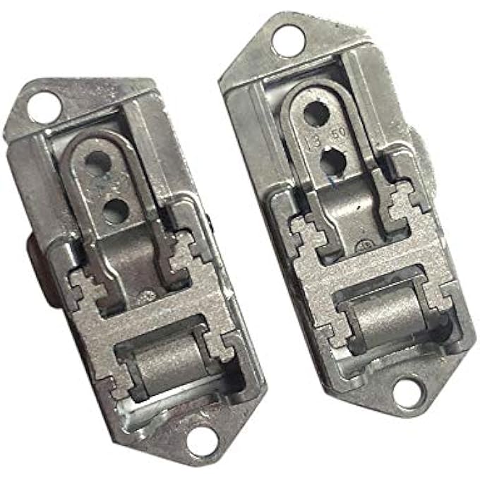 1 PAIR KICKSTAND HINGE LEFT & RIGHT PARTS REPLACEMENT FOR MICROSOFT SURFACE PRO 5 1796/PRO 6 /PRO 7 (SLIVER) - Image 1