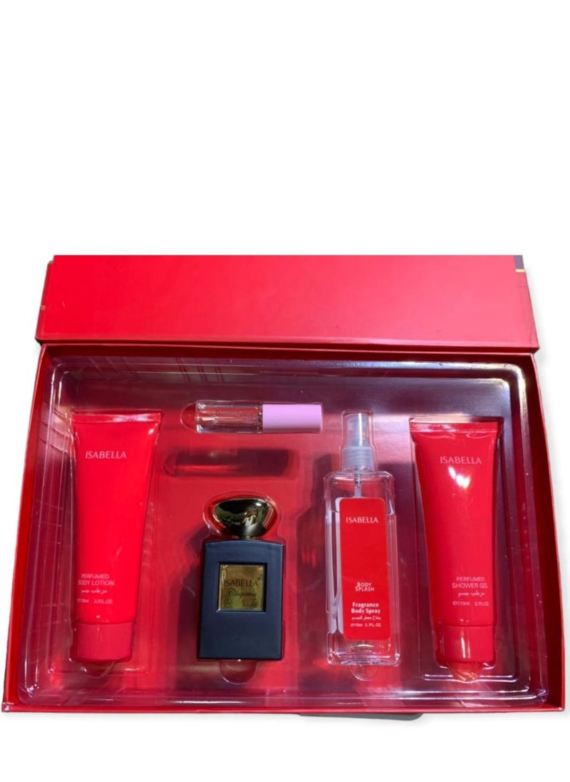إيزابيلا - طقم عطر ولوشن فاخره من ايزابيلا 5 قطع - Image 1