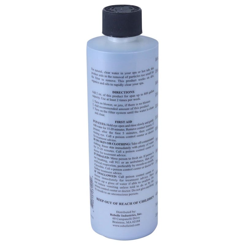 SpaChoice 1-Pint Premium Clear and Sparkle Hot Tub Clarifier, Spa Clarifier Hot Tub, Made in USA - Image 2