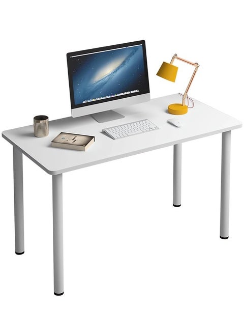 Computer Table,Study Table 120x58x75cm,Computer Desks Office Desk,Desktop,Simple Home Office Desk,Student's Study Desk White