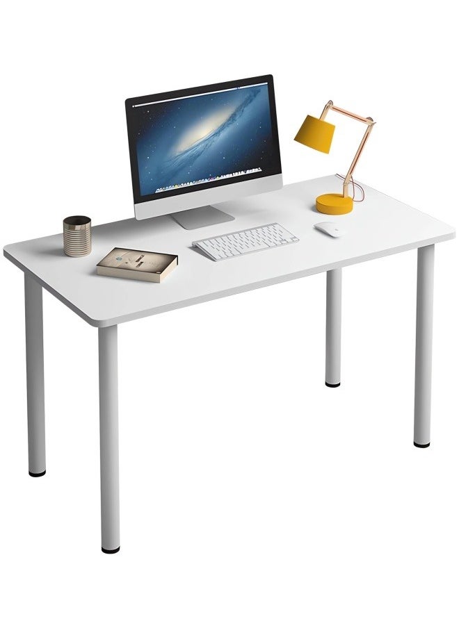 Computer Table,Study Table 120x58x75cm,Computer Desks Office Desk,Desktop,Simple Home Office Desk,Student's Study Desk White