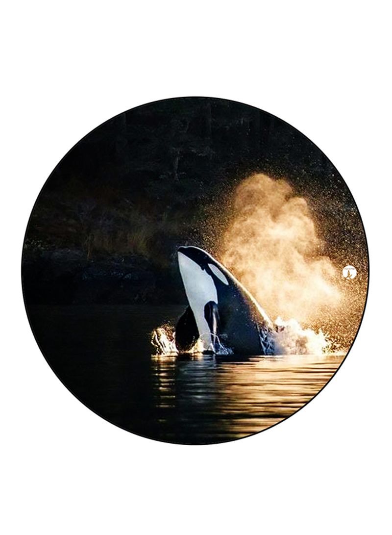 Whale Printed Mouse Pad Multicolour