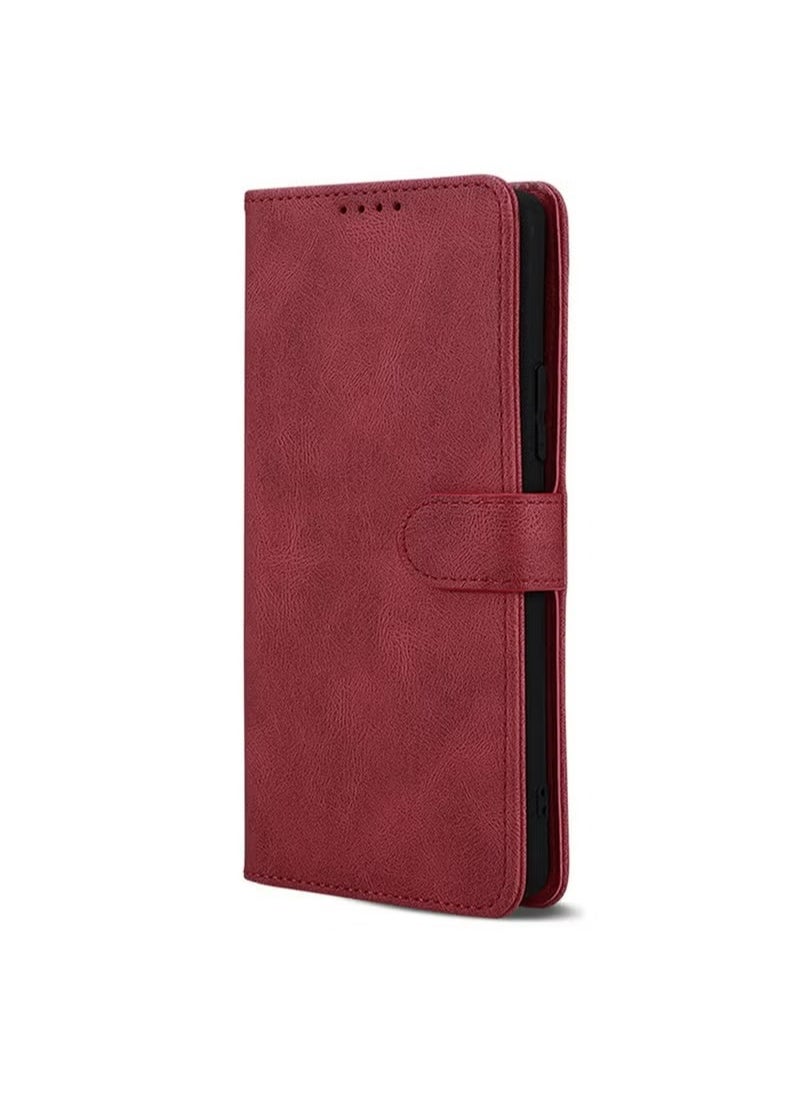 X-level Tecno Spark 10 Pro Case Cover Soft Quality Leather Flip Folio Wallet with Card Slots Holder Stand Back Cover Drop-Proof Shock-Proof Protective Cell Phone Back Accessories Protection  - Image 1