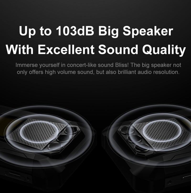 فوسيبوت هاتف ذكي fossibot F106 PRO - أسود - Image 3