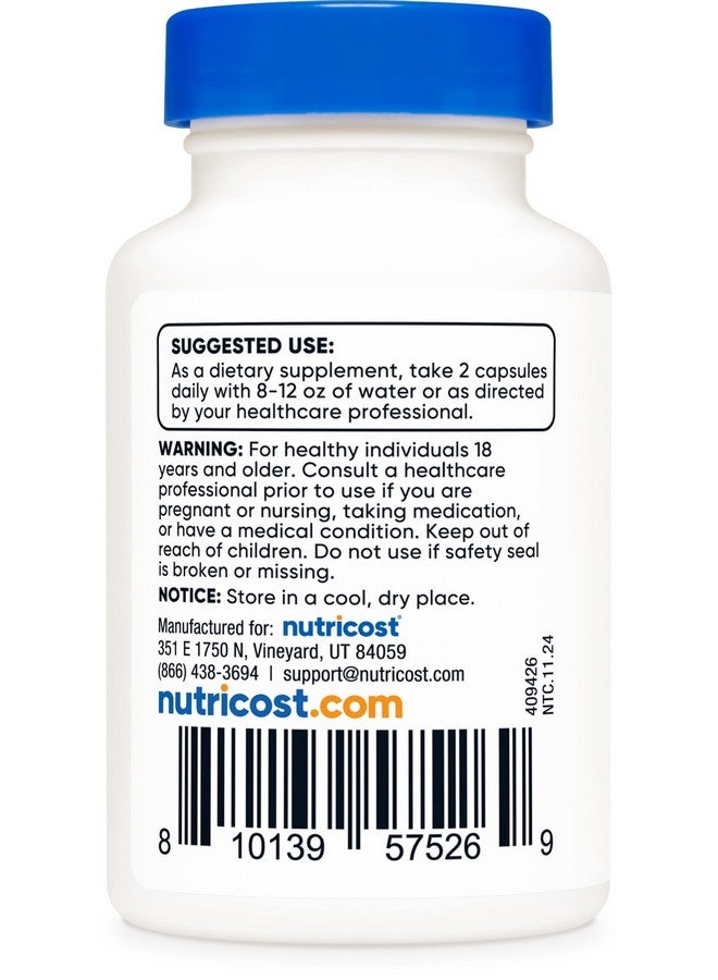 Nutricost Theacrine as Teacrine 100 MG per Serving, 60 Capsules - 30 Servings, Vegan, GMO-Free - Image 4