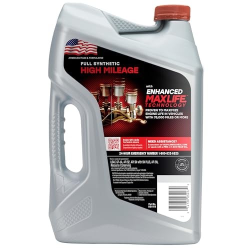 Valvoline Full Synthetic High Mileage with MaxLife Technology 5W-30 Motor Oil 5 Quart - Image 2