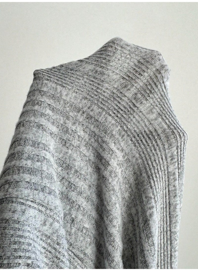 SHEIN Women's Off Shoulder Dress With Furry Hem And Back Slit - Image 2