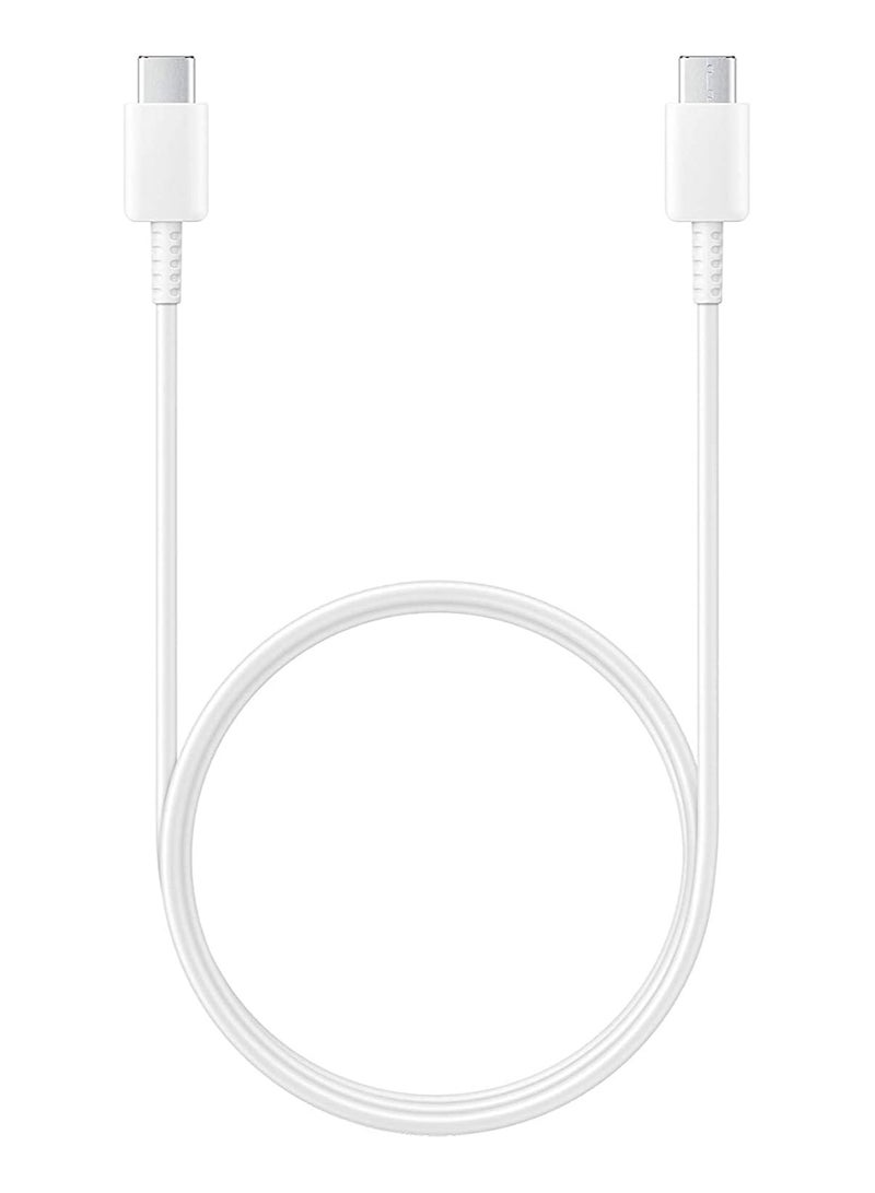 5A USB-C to USB-C cable Charger for iPad Pro 2020 for MacBook Pro 2020,Samsung Galaxy S20 S21 S22,Switch - White - Image 1