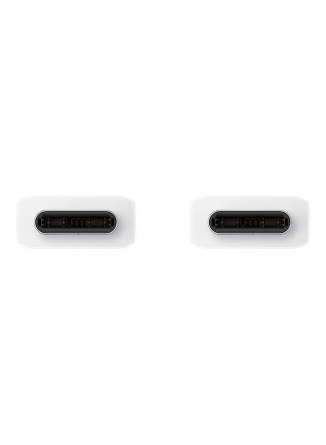 5A USB-C to USB-C cable Charger for iPad Pro 2020 for MacBook Pro 2020,Samsung Galaxy S20 S21 S22,Switch - White - Image 3