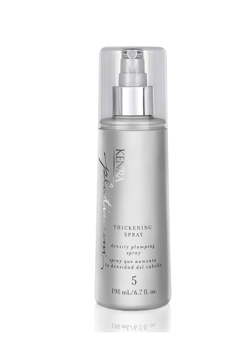 Kenra Professional Platinum Thickening Spray 5 | Volumizing Styler | Density Plumping Spray | Increases Hair Thickness Up To 96% | Humidity Protection & Frizz Taming | All Hair Types | 6.7 fl. oz - Image 1