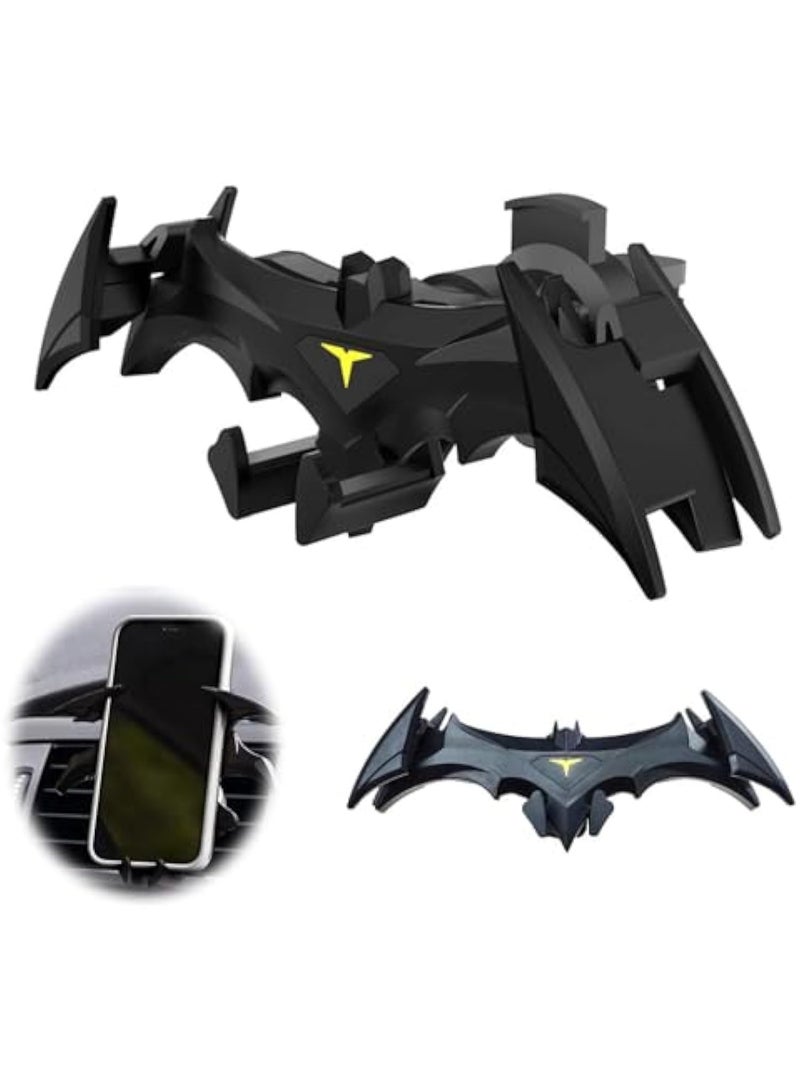 Universal Car Phone Holder - 360° Rotating Vent Mount, Black (Enhanced Stability) - Image 1