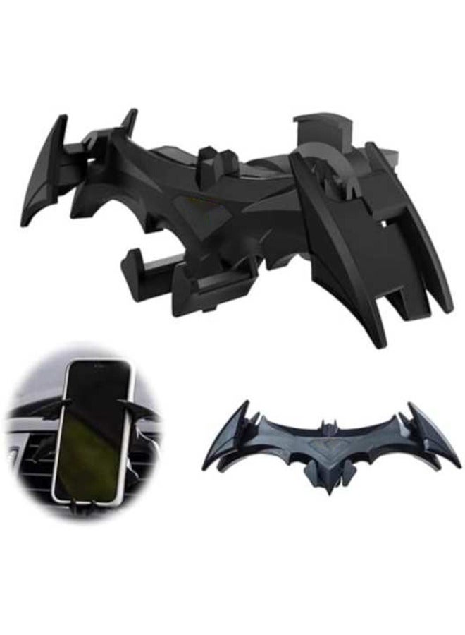 Bat Phone Holder for Car, Cool Batman Accessories for Men, Universal Car Vent Mount with Gravity Lock, Hands-Free Cell Phone Holder for All Smartphones - Black - Image 1