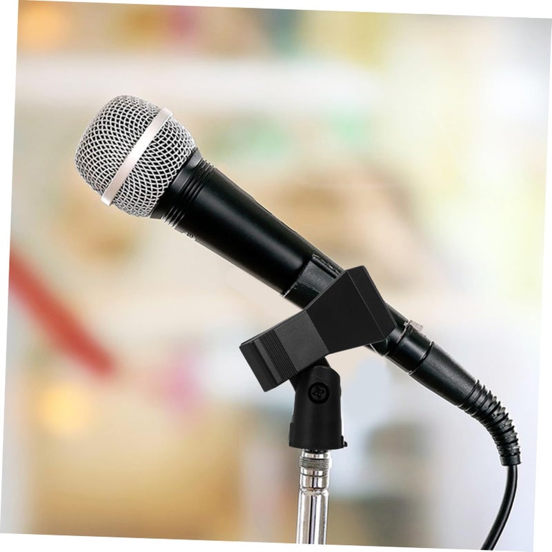 4pcs Adjustable Metal Microphone Clip Holder with Screw Mount for Mic Stands - Image 5