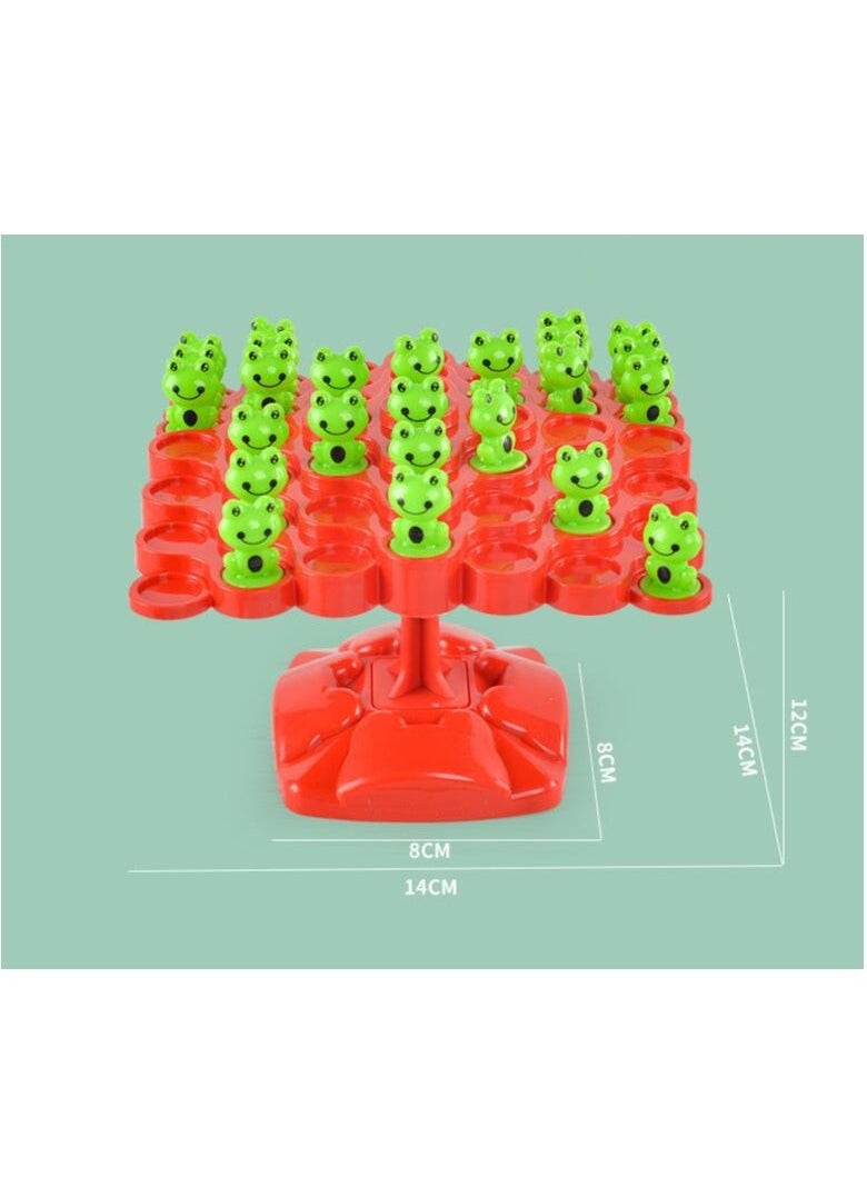 NIBEMINENT 1 Set Frog Balance Tree Board Game Scale Toy Wheel Educational Toys for 3 Year Old Preschool Prize Math Games Children's Products Abs Desktop Parent-Child  - Image 5