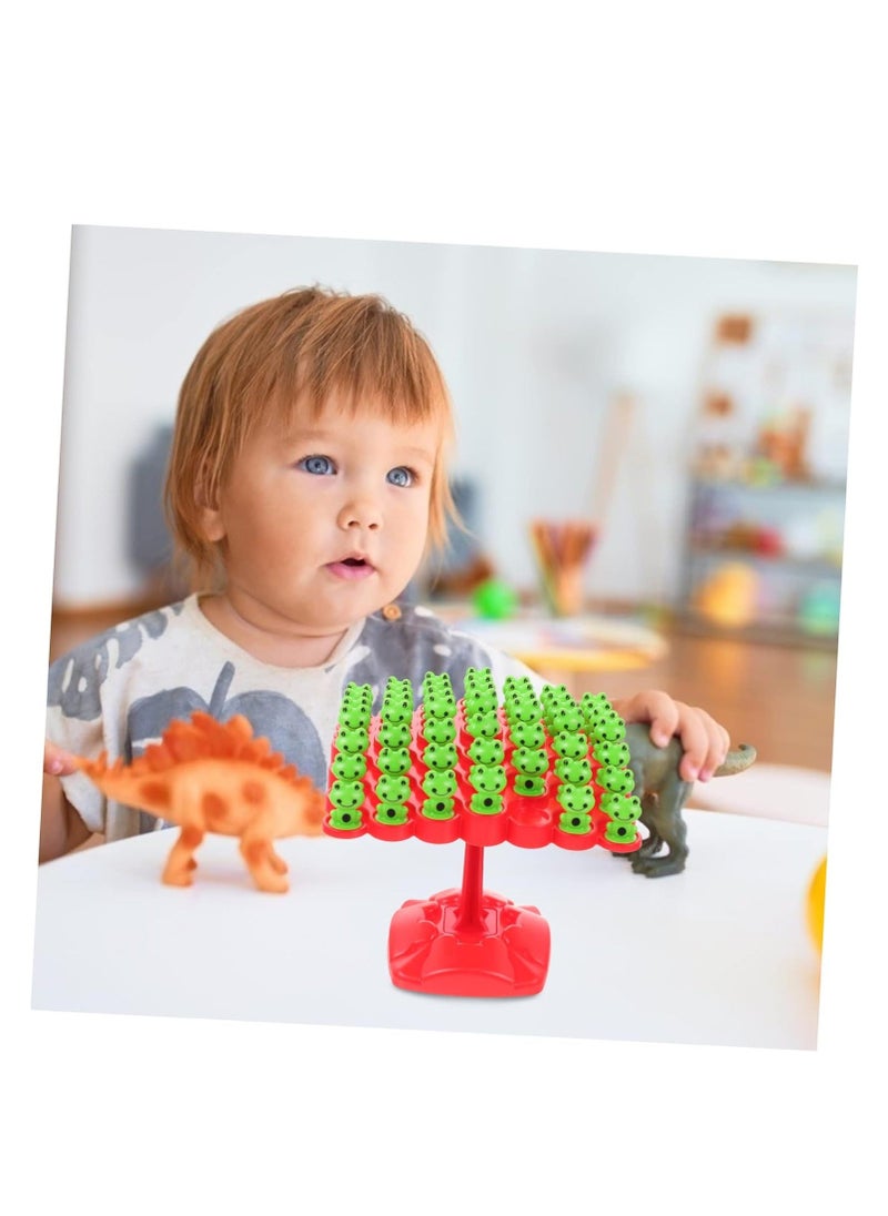 NIBEMINENT 1 Set Frog Balance Tree Board Game Scale Toy Wheel Educational Toys for 3 Year Old Preschool Prize Math Games Children's Products Abs Desktop Parent-Child  - Image 3